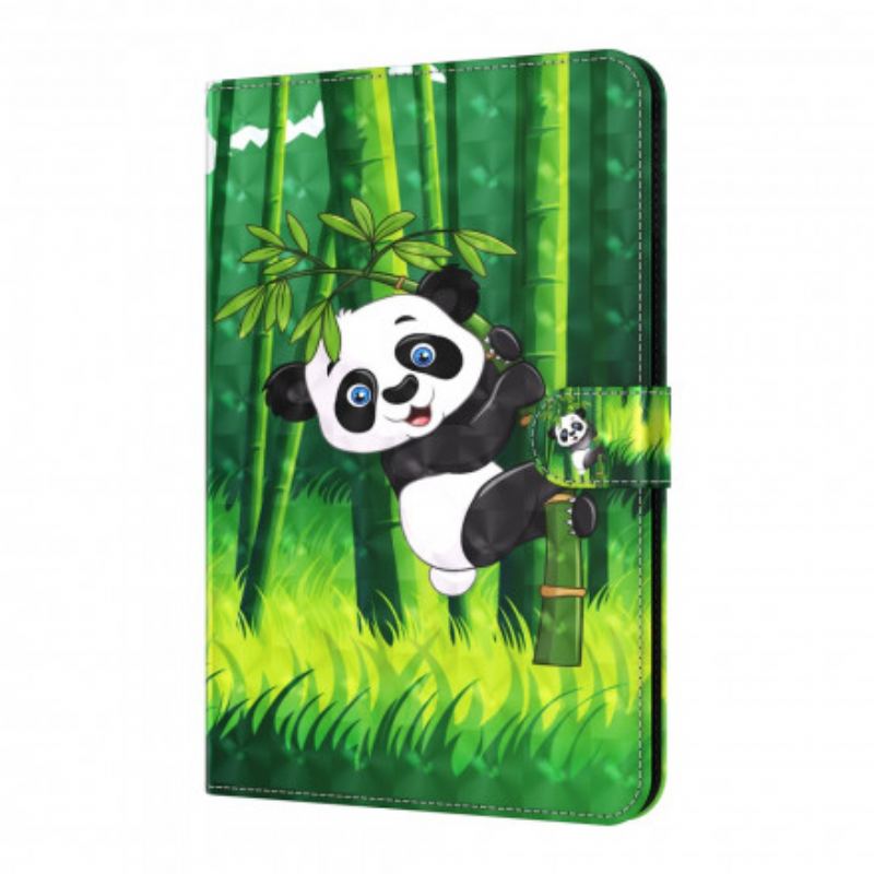 Housse Simili Cuir  Samsung Galaxy Tab S8 / Tab S7 Panda