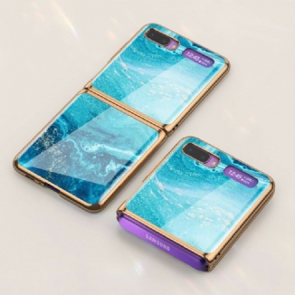 Coque Samsung Galaxy Z Flip Style Marbre Coloré GKK