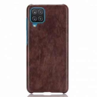 Coque Samsung Galaxy A12 / M12 Effet Cuir Litchi