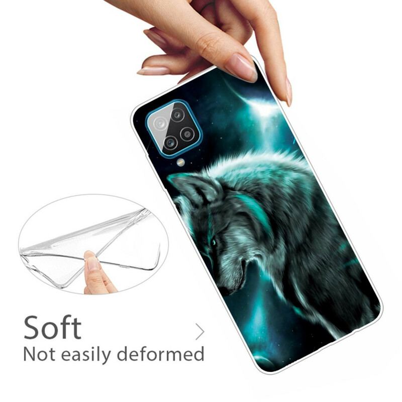 Coque Samsung Galaxy A12 / M12 Loup Royal
