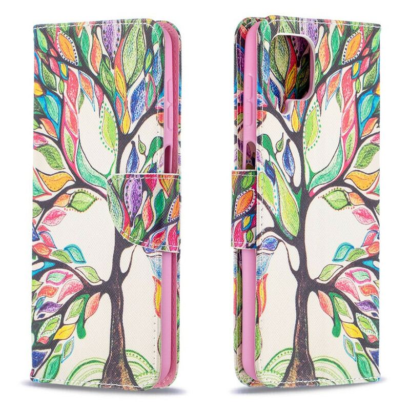 Housse Samsung Galaxy A12 / M12 Arbre Coloré