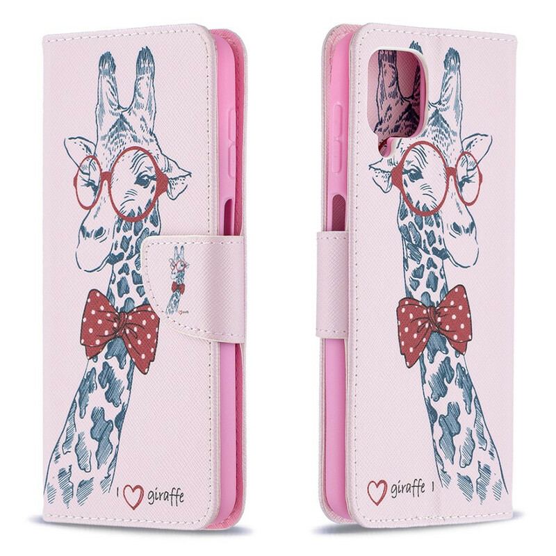 Housse Samsung Galaxy A12 / M12 Girafe Intello