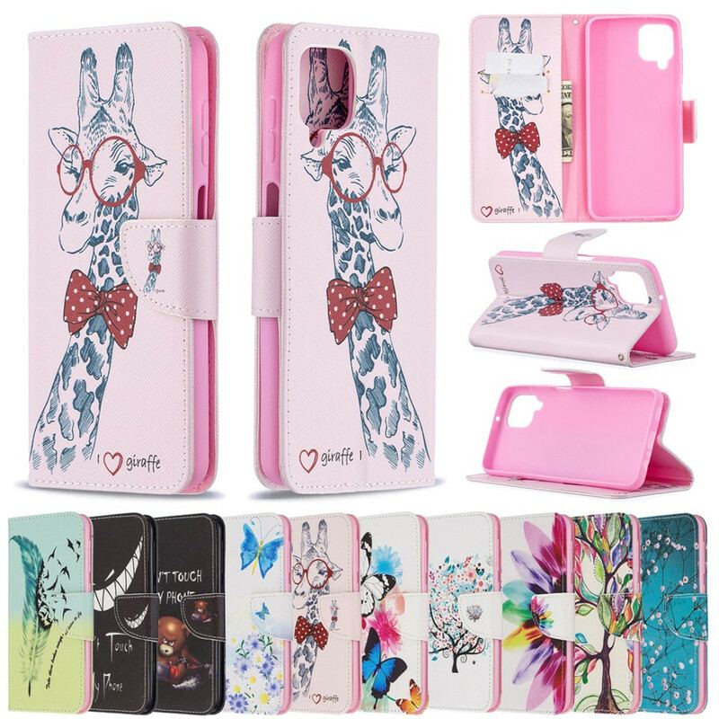 Housse Samsung Galaxy A12 / M12 Girafe Intello