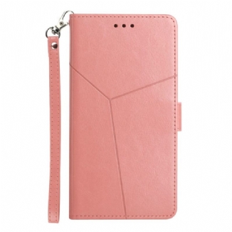 Housse Samsung Galaxy A12 / M12 Style Cuir Géo Y Design