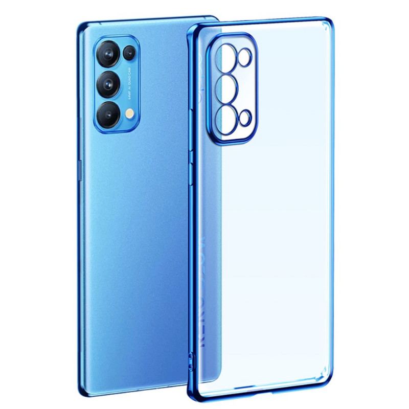 Coque Oppo Find X3 Lite Transparente Rebords Style Métal SULADA