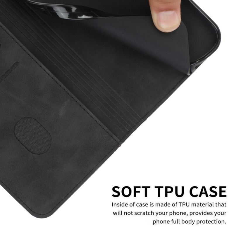 Flip Cover Oppo Find X3 Lite Effet Cuir Géo