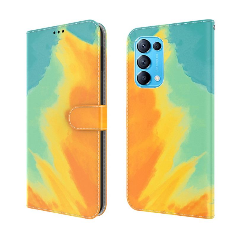 Housse Oppo Find X3 Lite Aquarelle