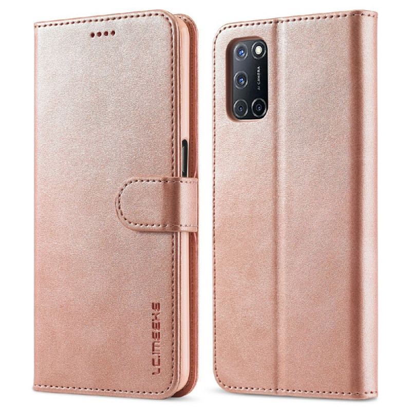 Housse Oppo Find X3 Lite LC.IMEEKE Effet Cuir