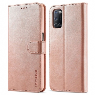Housse Oppo Find X3 Lite LC.IMEEKE Effet Cuir
