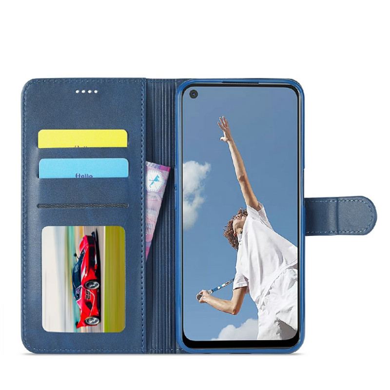 Housse Oppo Find X3 Lite LC.IMEEKE Effet Cuir