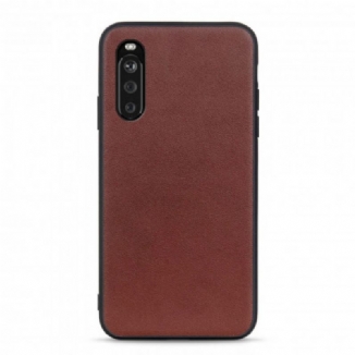 Coque Sony Xperia 10 III Véritable Cuir Business