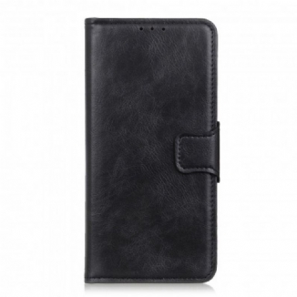 Housse Sony Xperia 10 III Effet Cuir Fermoir Réversible