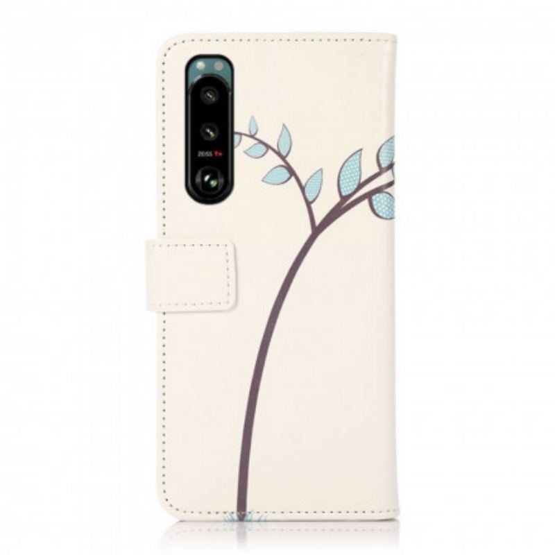 Housse Sony Xperia 5 III Couple De Hiboux Sur l'Arbre