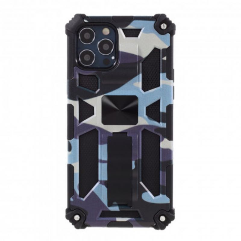 Coque iPhone 12 / 12 Pro Camouflage Support Amovible
