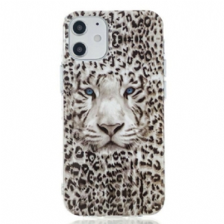 Coque iPhone 12 / 12 Pro Leopard Fluorescente