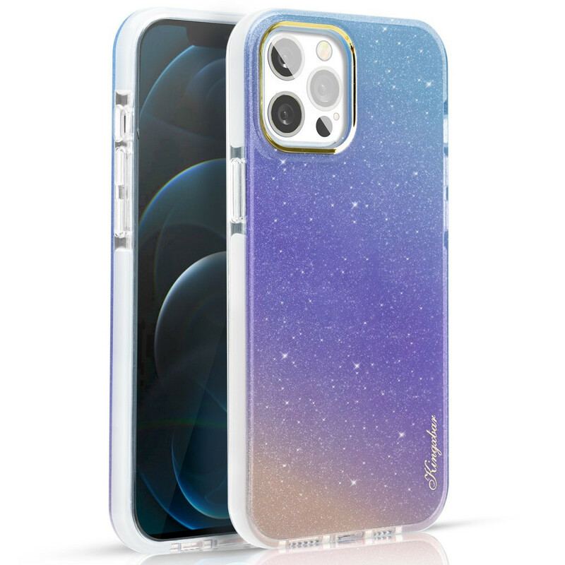 Coque iPhone 12 / 12 Pro Paillettes Multicolores KINGXBAR