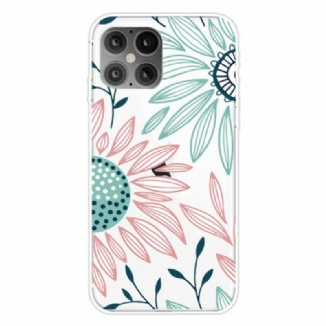 Coque iPhone 12 / 12 Pro Transparente Une Fleur