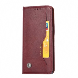 Flip Cover iPhone 12 / 12 Pro Simili Cuir Porte-Cartes