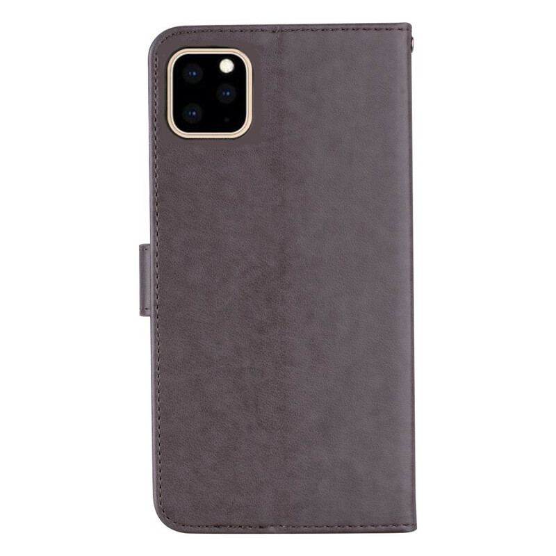 Housse iPhone 12 / 12 Pro Hibou Mandala et Breloque