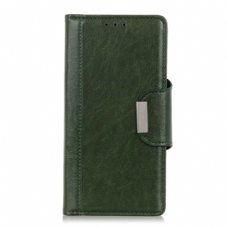 Housse iPhone 12 / 12 Pro Simili Cuir Fermoir Élégance