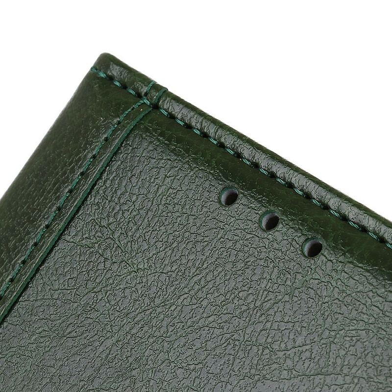 Housse iPhone 12 / 12 Pro Simili Cuir Fermoir Élégance
