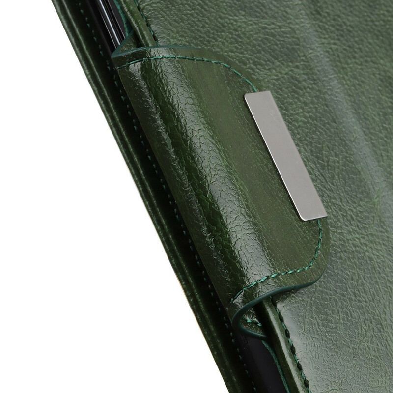 Housse iPhone 12 / 12 Pro Simili Cuir Fermoir Élégance