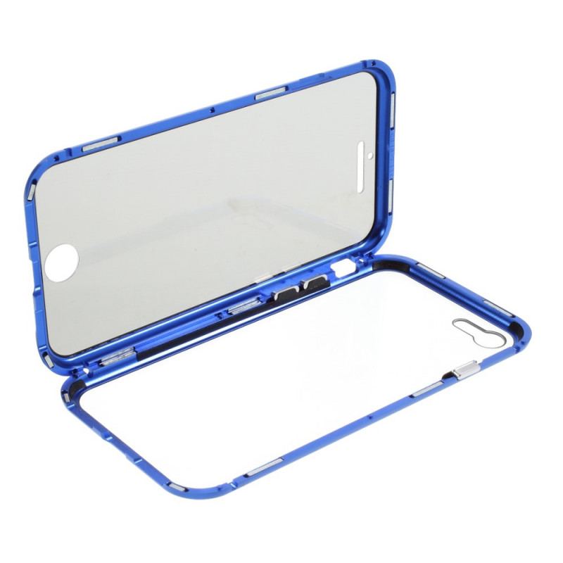 Coque iPhone SE 3 / SE 2 / 8 / 7 Avant et Arrière Verre Trempé et Métal