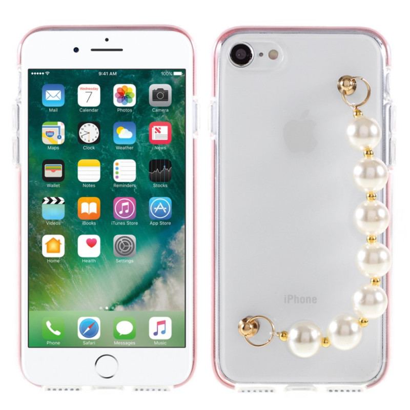 Coque iPhone SE 3 / SE 2 / 8 / 7 Bracelets Perles
