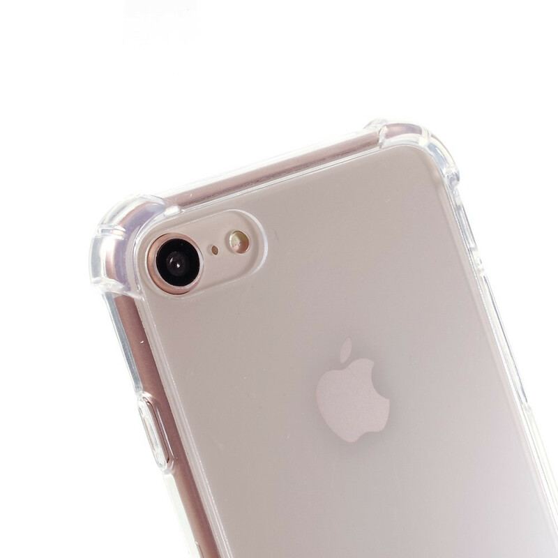 Coque iPhone SE 3 / 2 / 8 / 7 Hybride avec Cordon Coloré