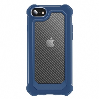 Coque iPhone SE 3 / SE 2 / 8 / 7 Hybride Fibre Carbone