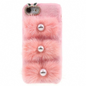Coque iPhone SE 3 / 2 / 8 / 7 Love Fourrure