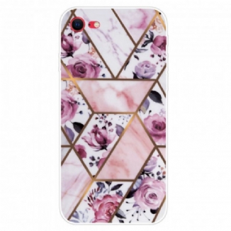 Coque iPhone SE 3 / 2 / 8 / 7 Marbre Géométrique
