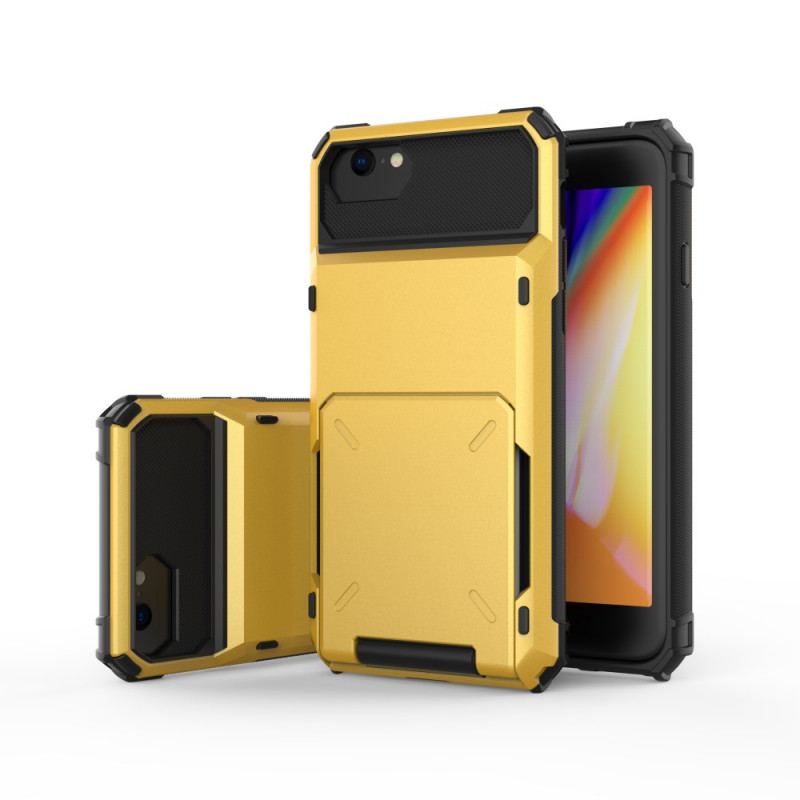 Coque iPhone SE 3 / SE 2 / 8 / 7 Porte-Cartes style Flip