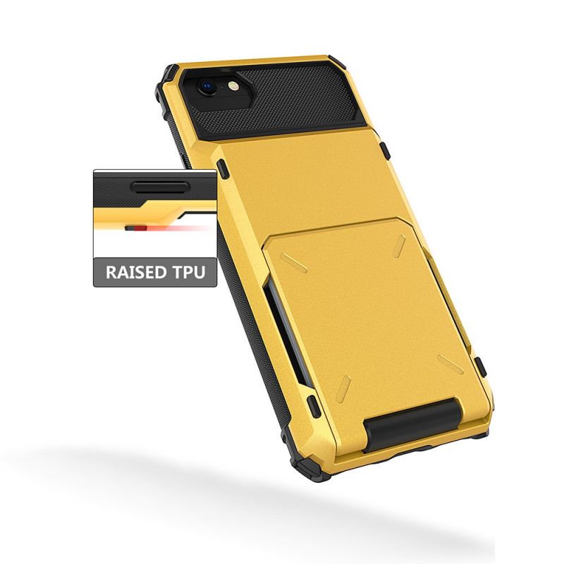 Coque iPhone SE 3 / SE 2 / 8 / 7 Porte-Cartes style Flip