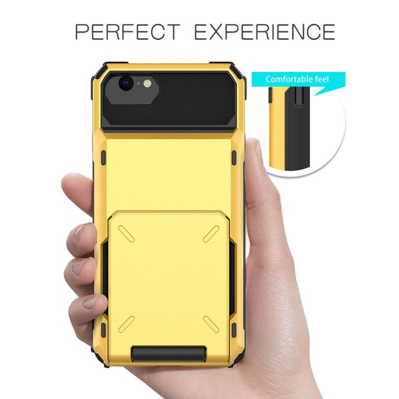 Coque iPhone SE 3 / SE 2 / 8 / 7 Porte-Cartes style Flip
