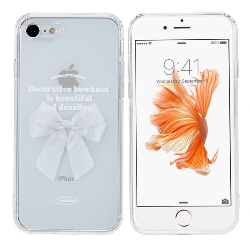 Coque iPhone SE 3 / SE 2 / 8 / 7 Transparente Noeud