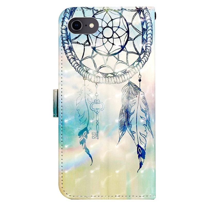 Housse iPhone SE 3 / SE 2 / 8 / 7 Attrape Rêves à Lanière