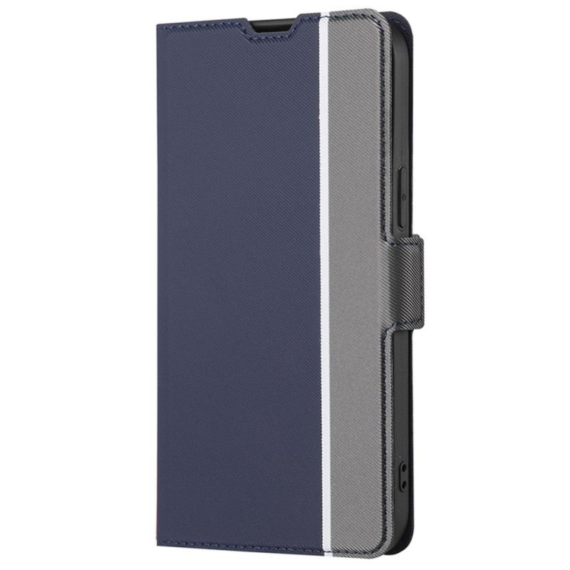 Housse iPhone SE 3 / SE 2 / 8 / 7 Bicolore Double Fermoir
