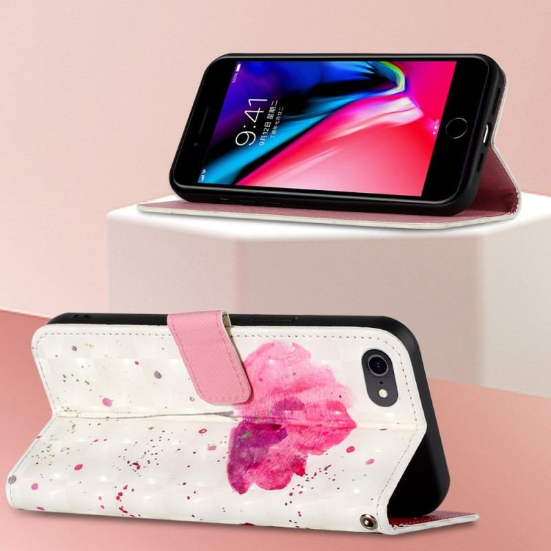 Housse iPhone SE 3 / SE 2 / 8 / 7 Coquelicot