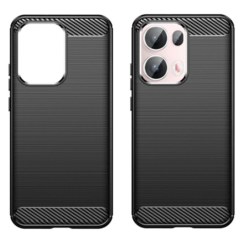 Coque Oppo Reno 13 Pro 5G Fibre Carbonne Brossée