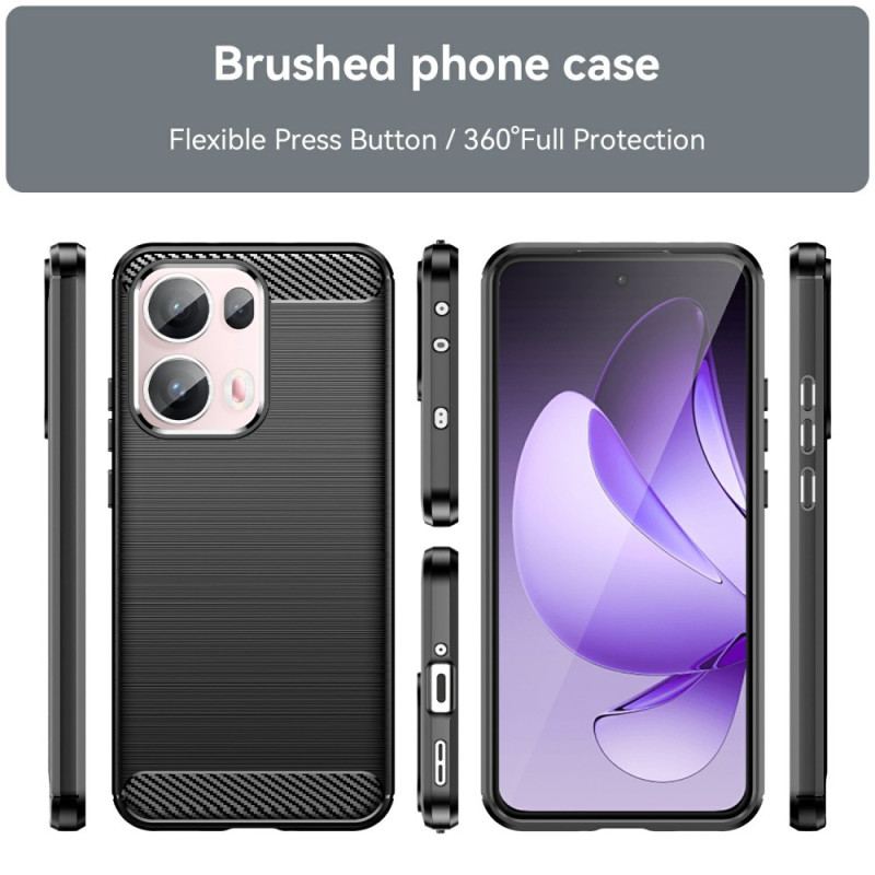 Coque Oppo Reno 13 Pro 5G Fibre Carbonne Brossée