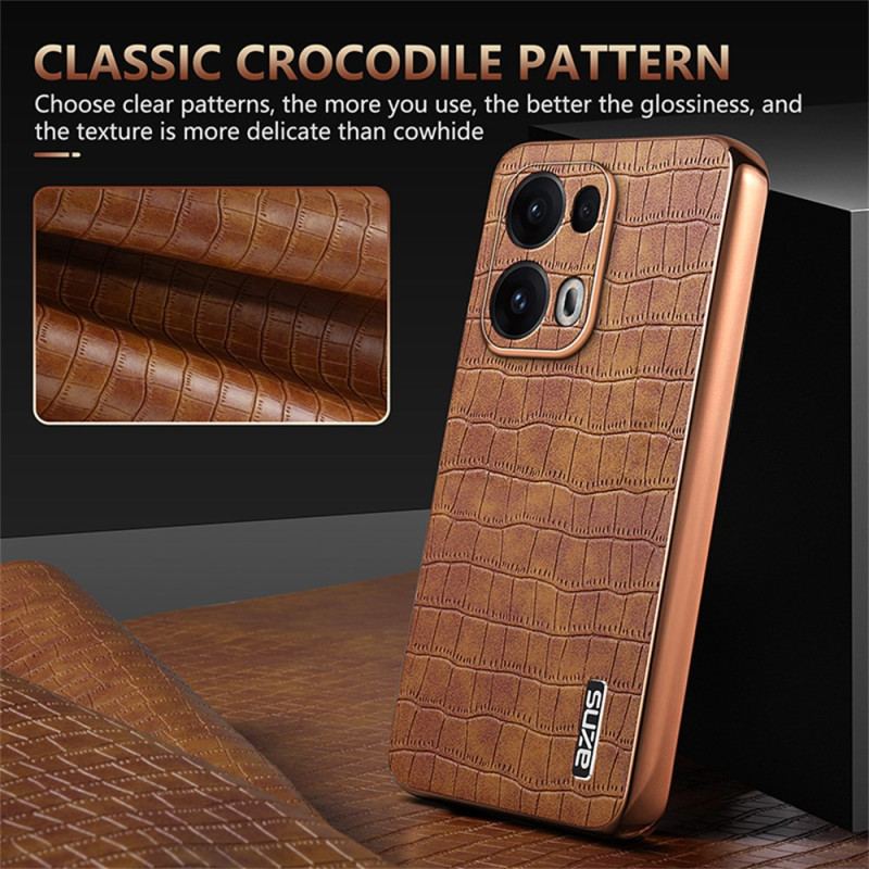 Coque Oppo Reno 13 Pro 5G Style Crocodile AZNS