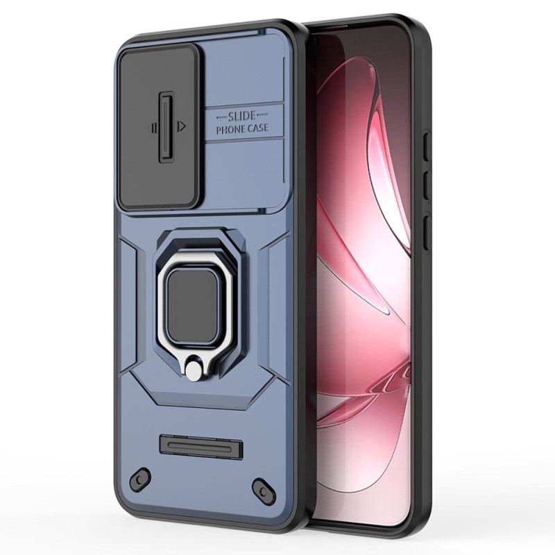 Coque Oppo Reno13 Pro 5G Ring Résistante avec Couvre-Objectif