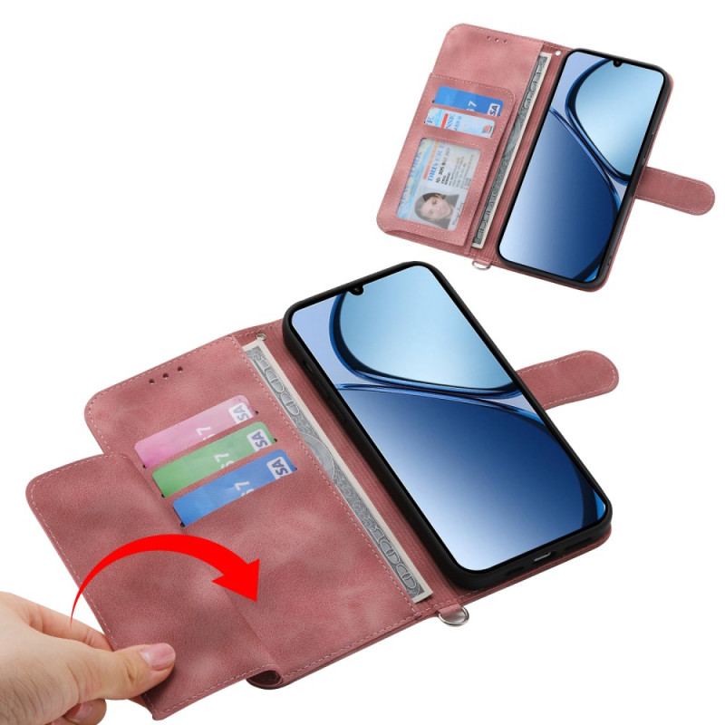 Housse Oppo Reno 13 Pro 5G Motif Floral et Bandoulière