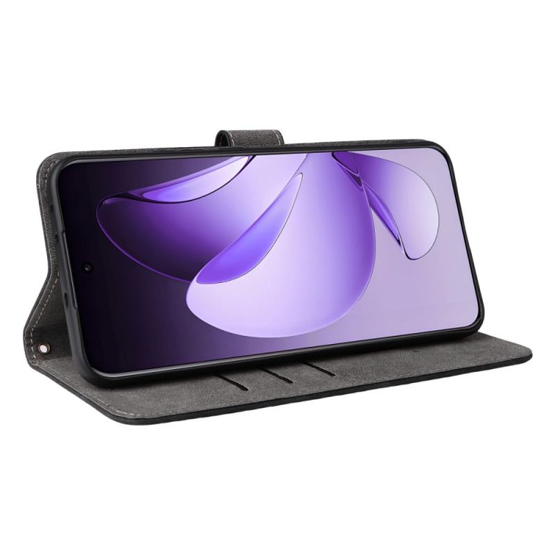 ousse Oppo Reno 13 Pro 5G Effet Daim RFID à Lanière