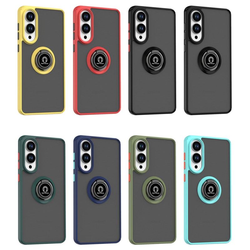 Coque Samsung Galaxy S25 Edge Anneau-Support Antichoc