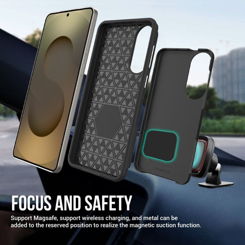 Coque Samsung Galaxy S25 Edge Boutons Chromés