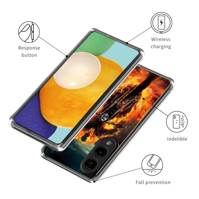 Coque Samsung Galaxy S25 Edge Chevalier de Flamme