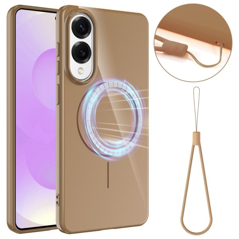 Coque Samsung Galaxy S25 Edge Compatible MagSafe à Lanière