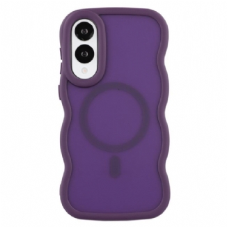 Coque Samsung Galaxy S25 Edge Compatible MagSafe Ondulation